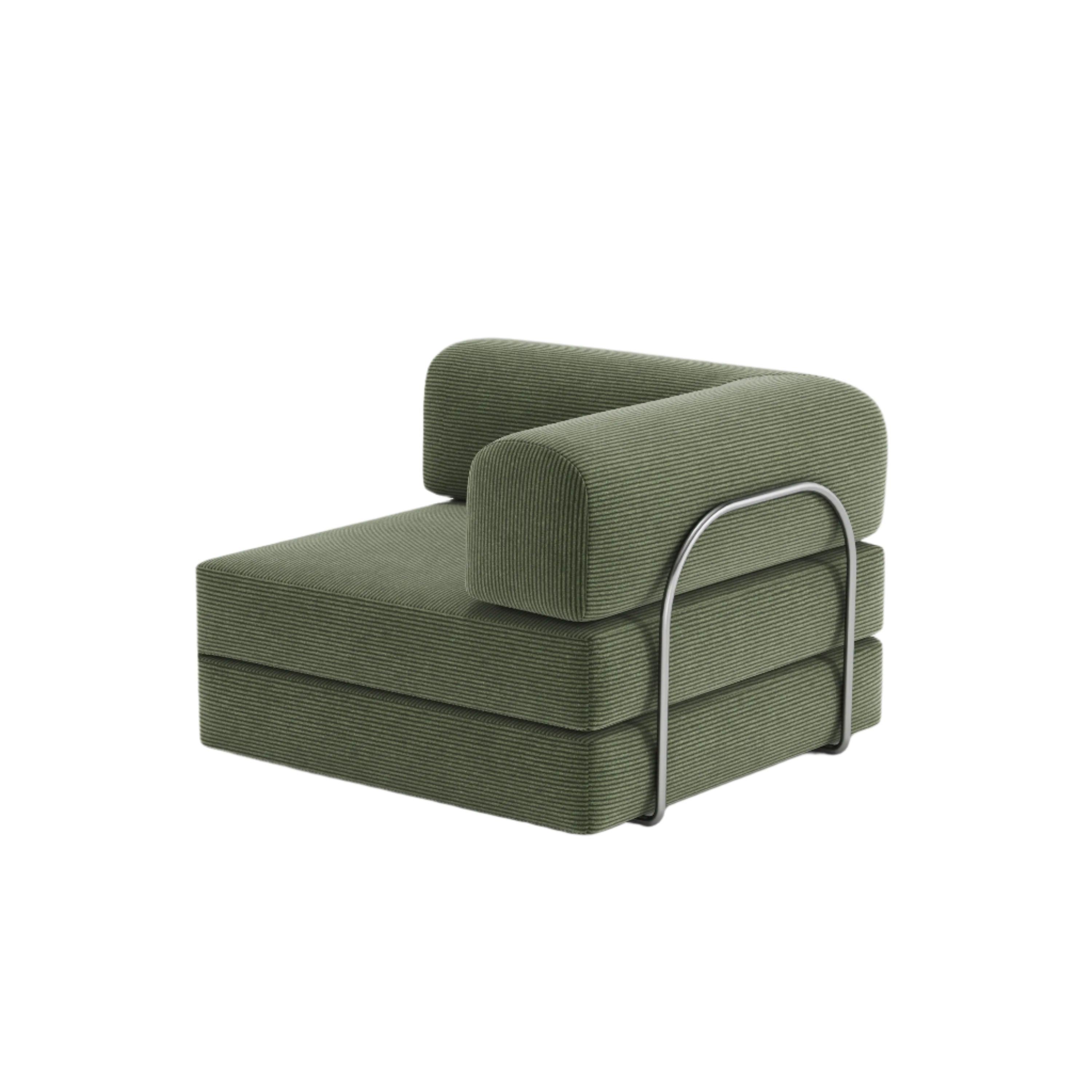Nova Modular Corner Seat-Forest Green - PortaSofa